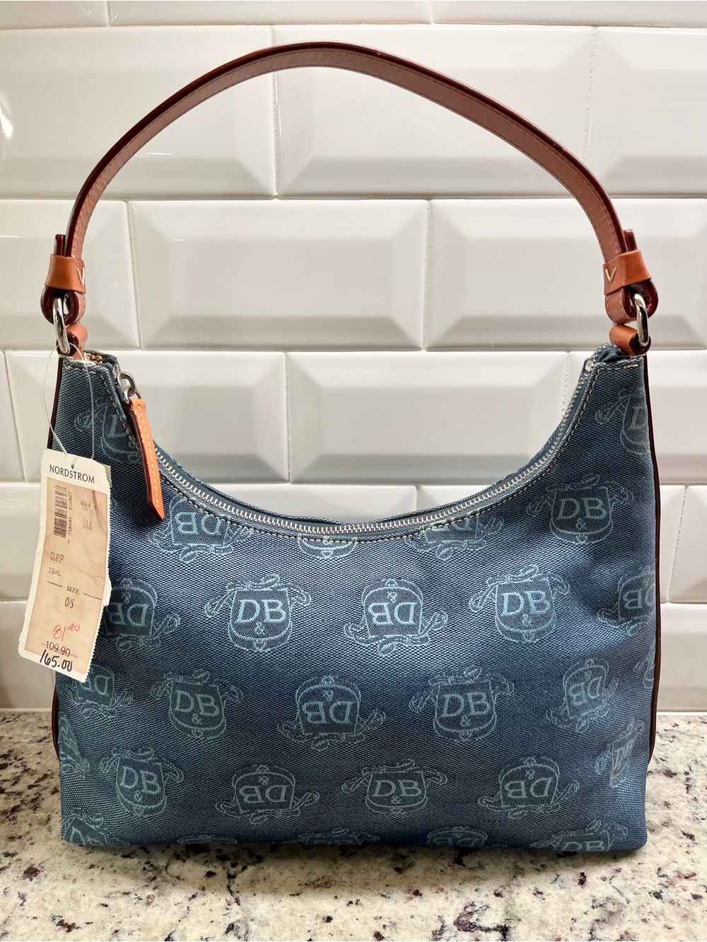 Dooney & Bourke Vintage Donegal Crest Shoulder Bag NWT